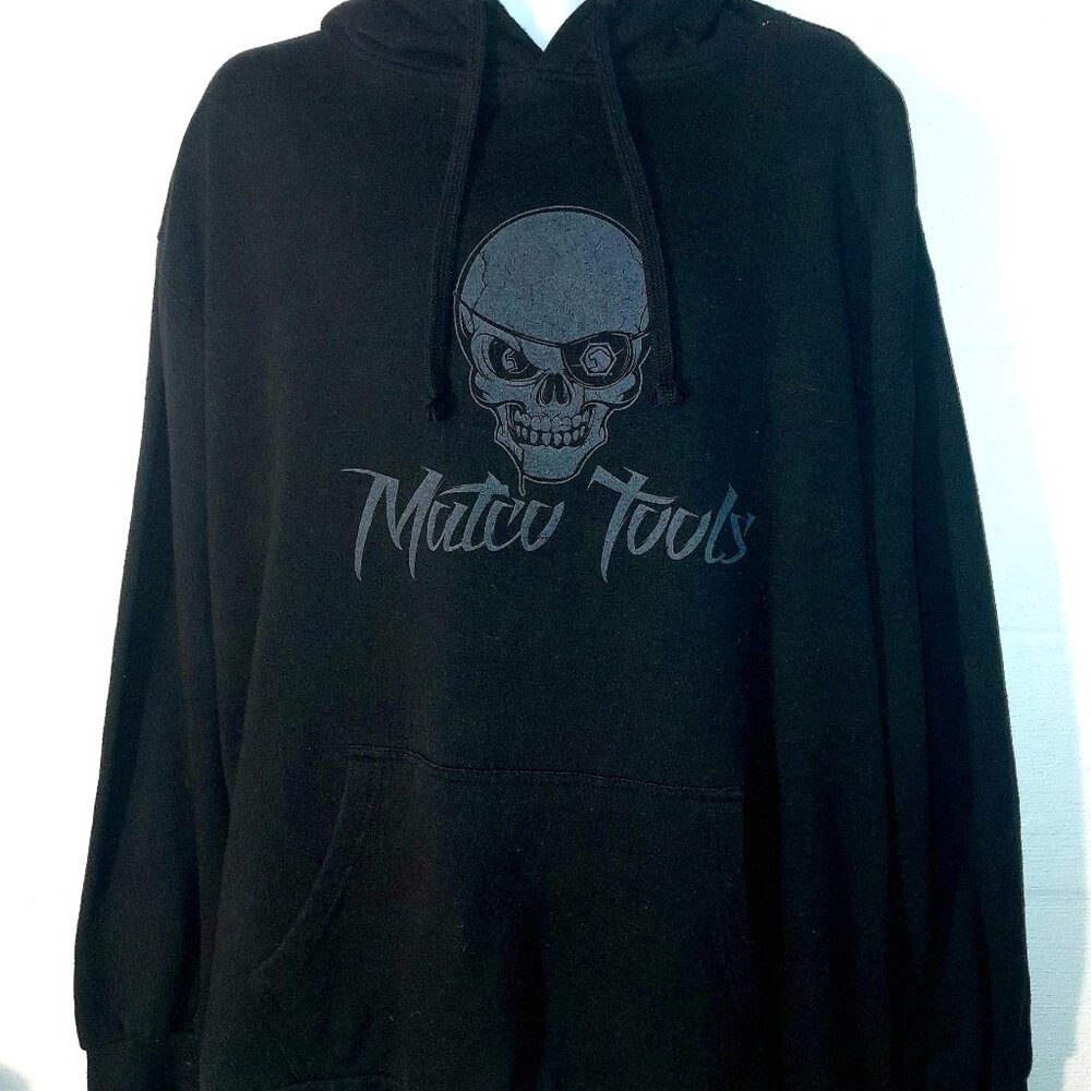 Matco Tools Automotive Men's Adult Sz XXL Hoodie Sweatshirt Skull Logo Black